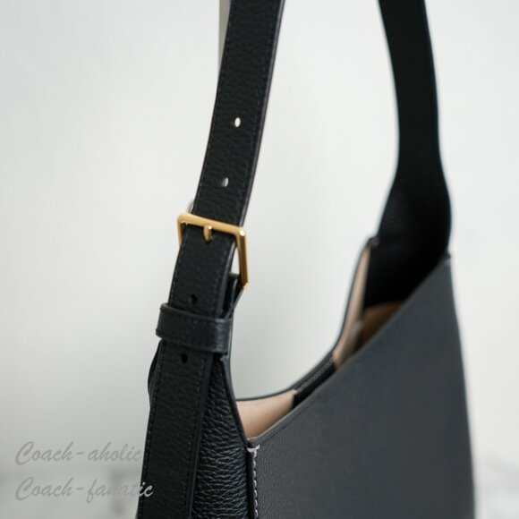 NWT Tory Burch Thea Large Bucket Bag Leather Shoulder Bag in Black - Picture 3 of 8